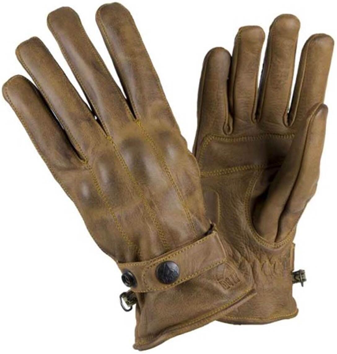 BY CITY Guantes de moto  elegant man mostaza xs