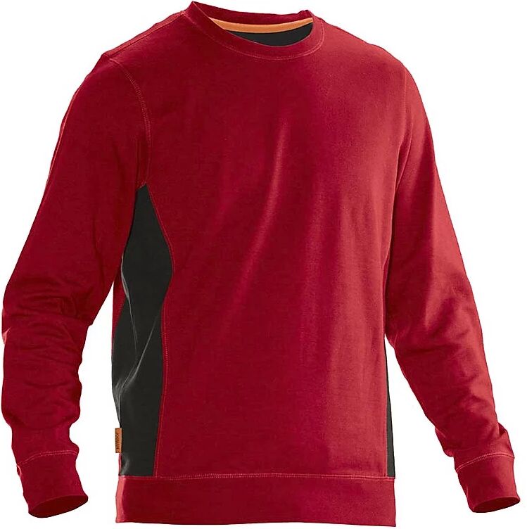 Leipold+Döhle Sudadera, rojo y negro, talla XXL