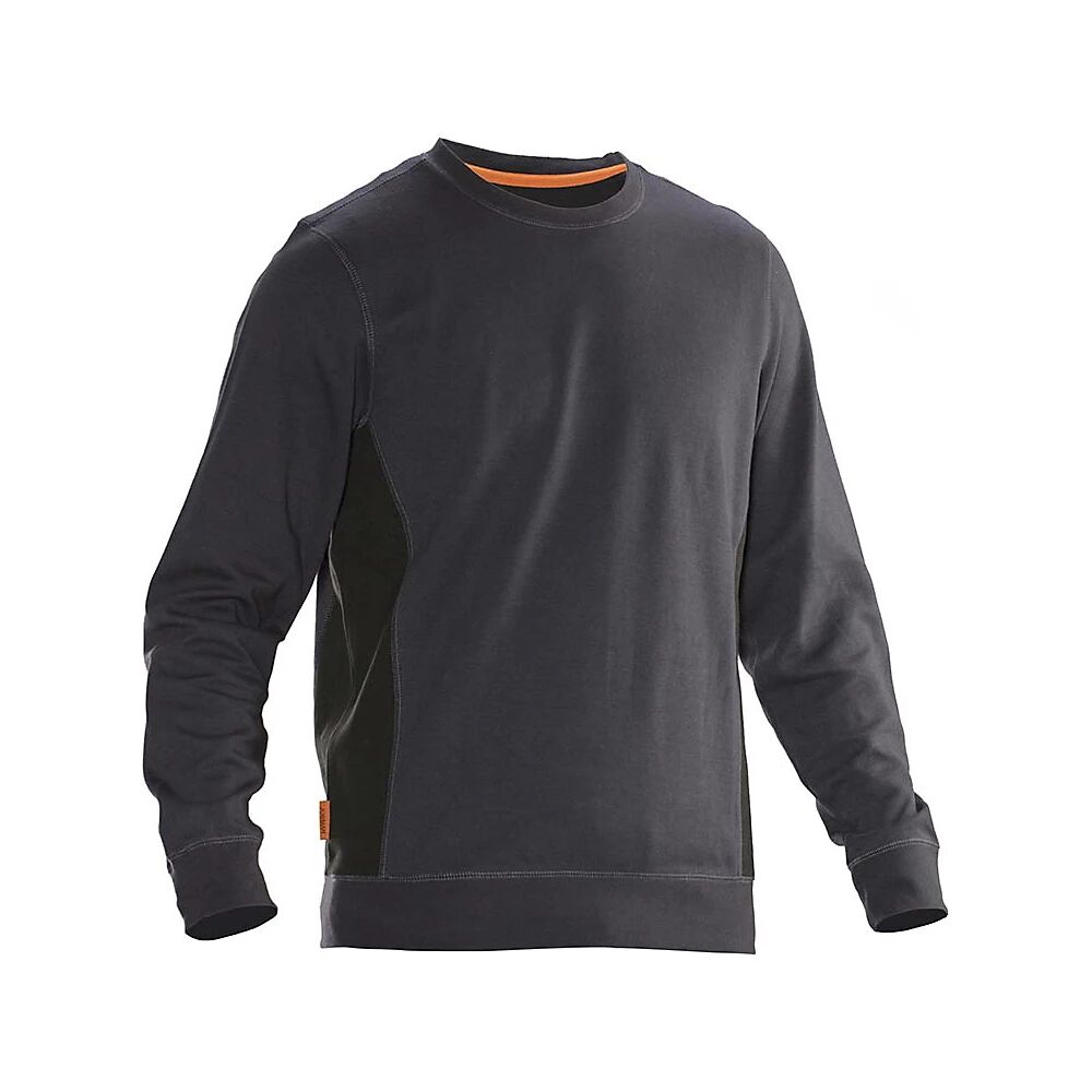 Leipold+Döhle Sudadera, gris oscuro y negro, talla XS