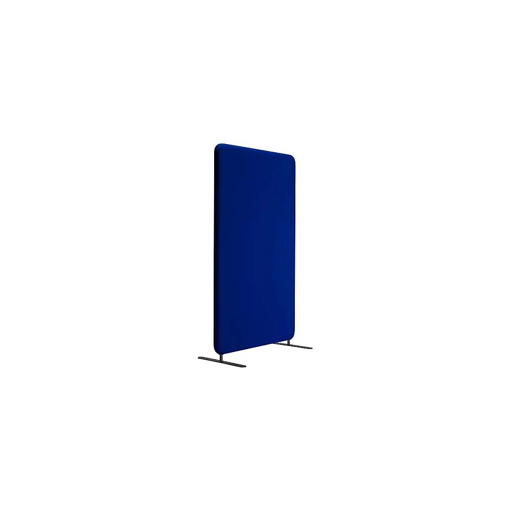 kaiserkraft Pared separadora acústica Softline Event, H x A 1360 x 1200 mm, textil, azul