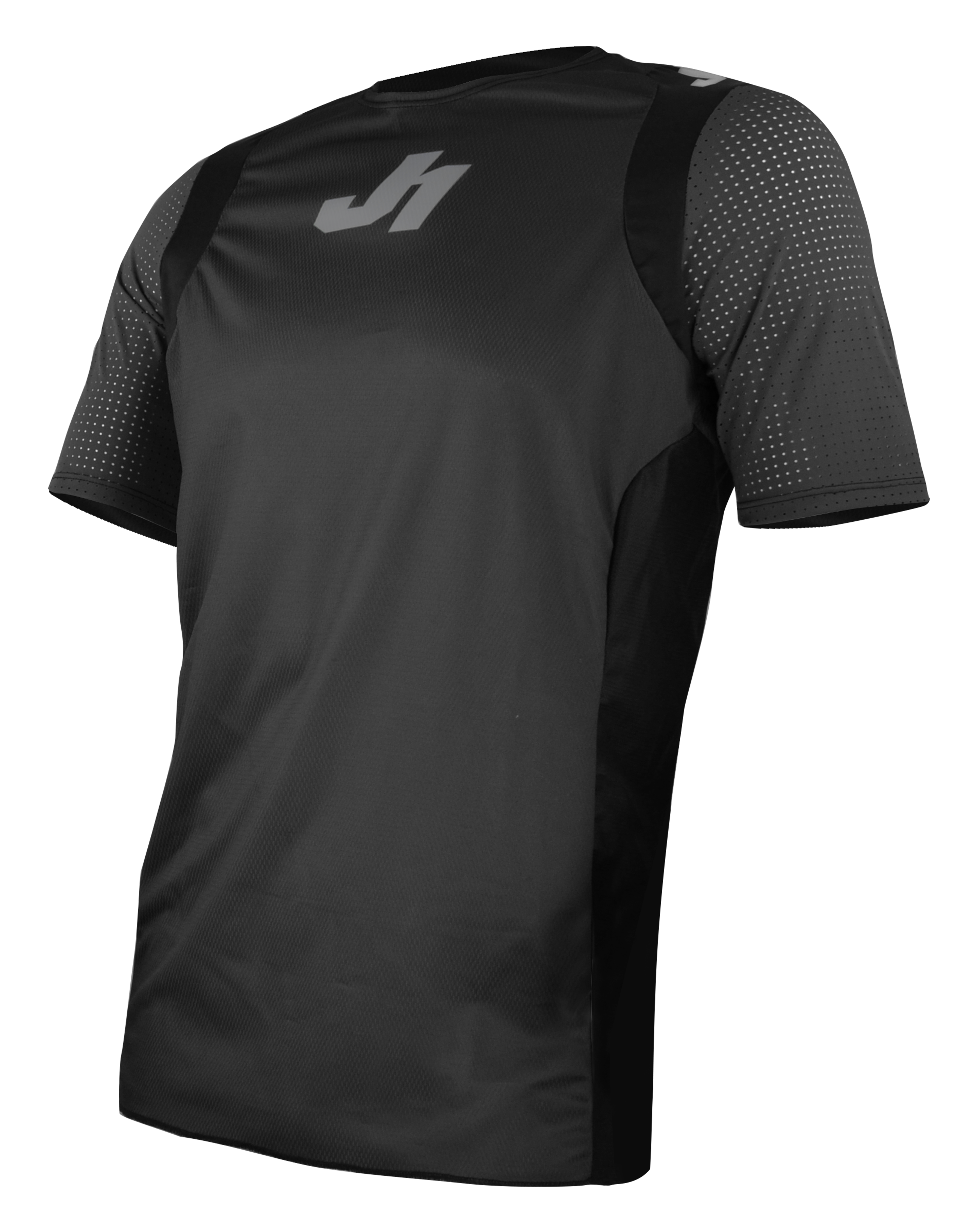 Just1 Camiseta  J-Flex MTB Negro-Gris