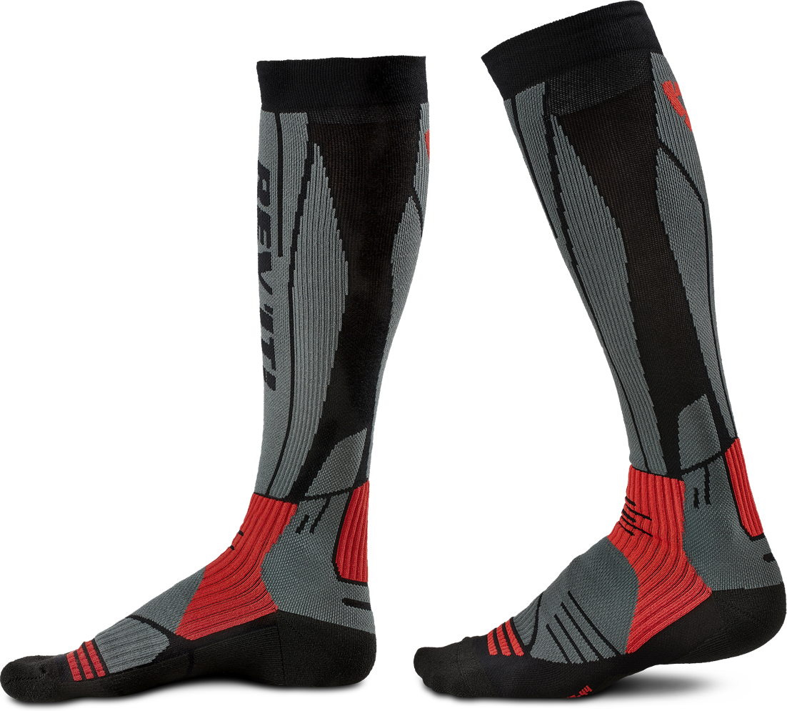 REV'IT! Calcetines Capa Base  Andes Gris claro-Rojo