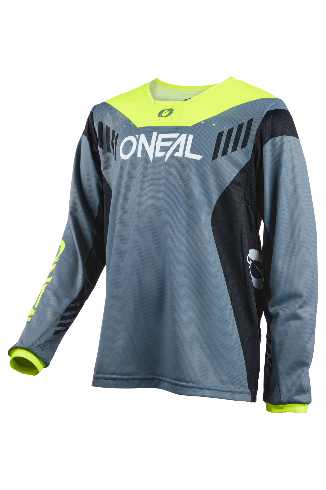 O'Neal Camiseta de Bici de Montaña para Niño  Element Gris-Amarillo