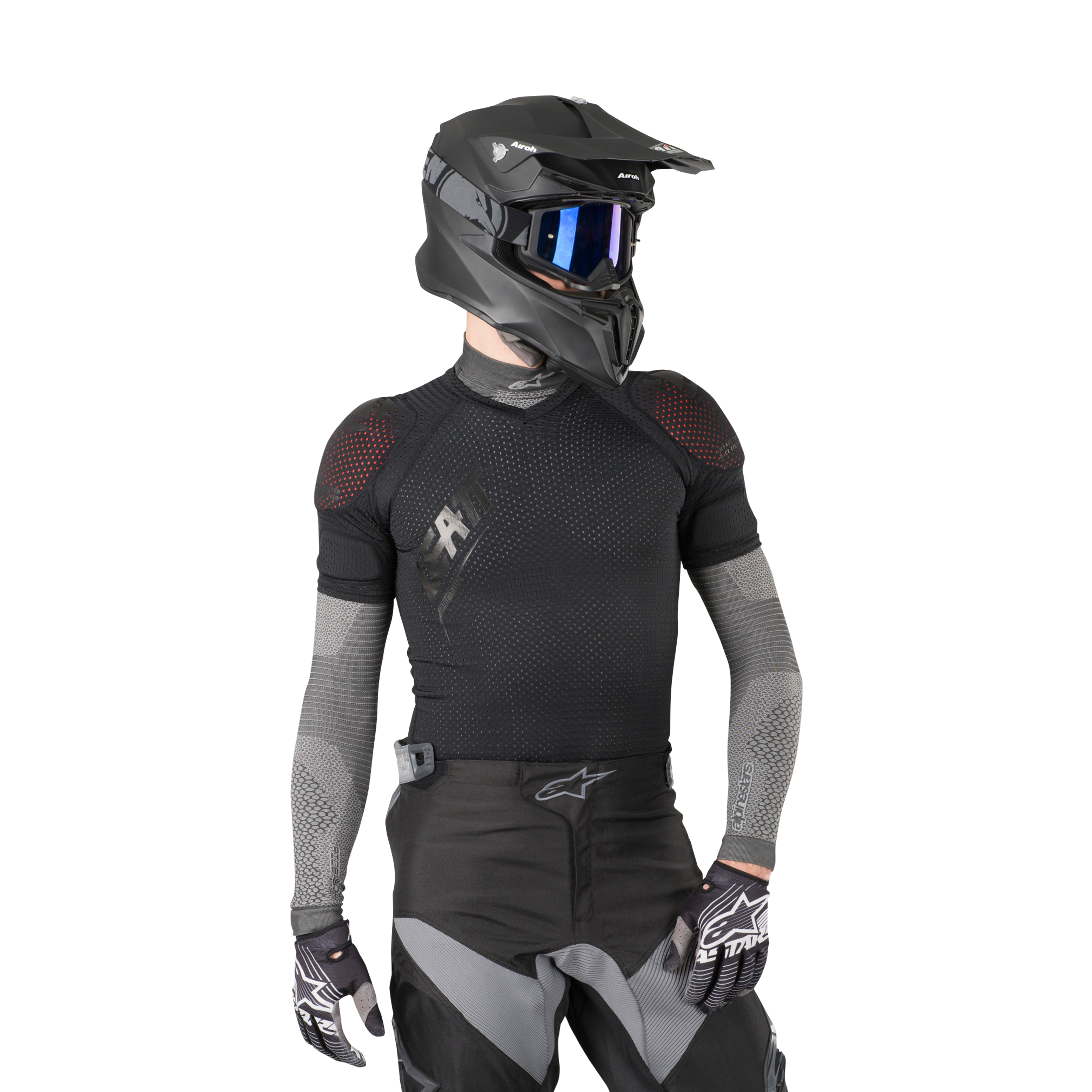 Leatt Camiseta de Protección para Hombros  3DF AirFit Lite