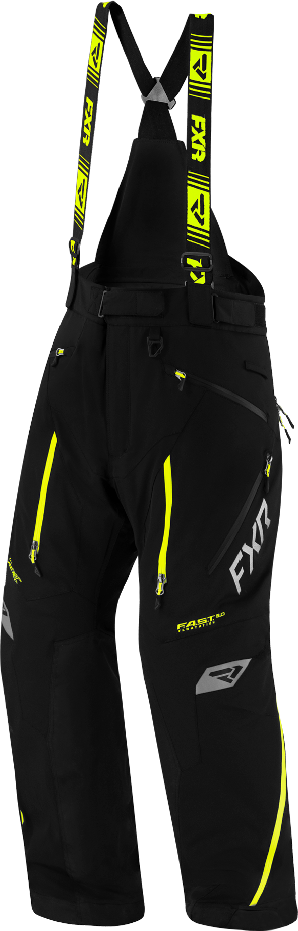 FXR Pantalones de Nieve  Renegade FX Negro-Hivis