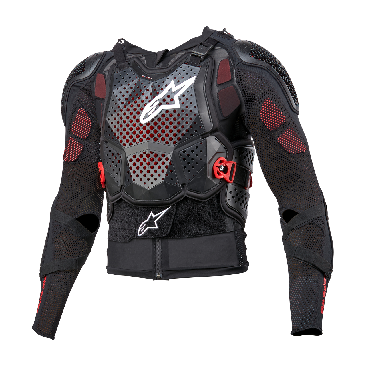 Alpinestars Chaqueta de Protección  Bionic Tech V3 Negro-Blanco-Rojo