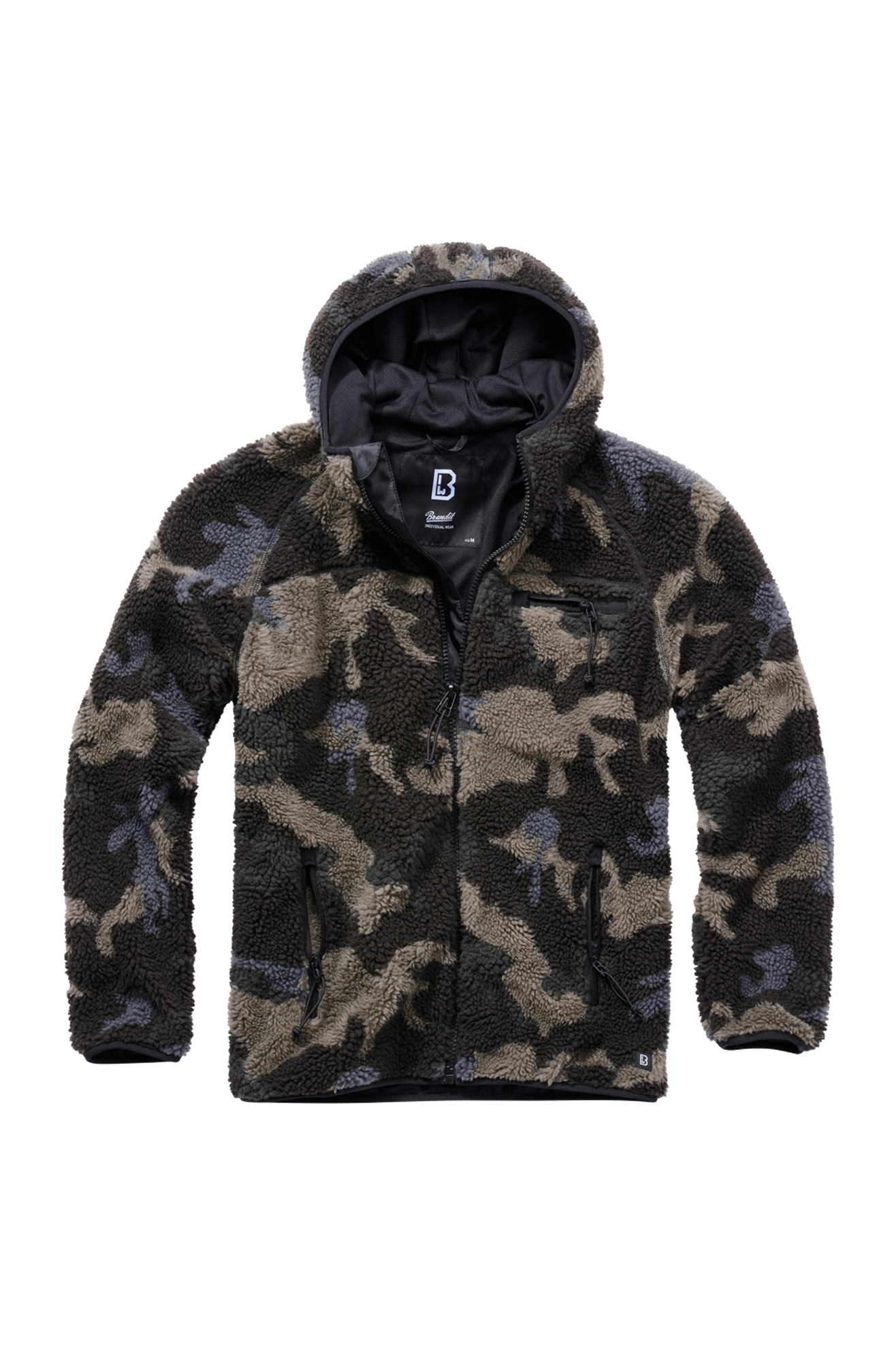 Brandit Chaqueta Polar  Worker Camuflaje Oscuro