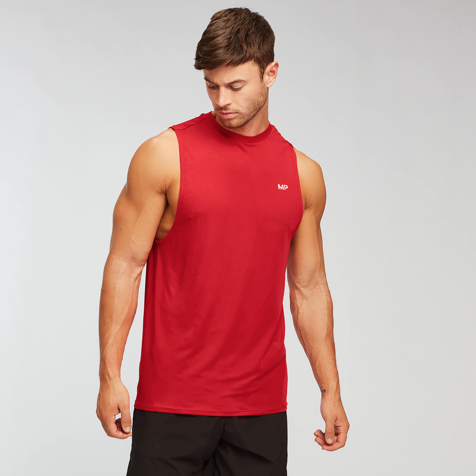 Myprotein Camiseta sin mangas Essentials Training para hombre de MP - Rojo - XS