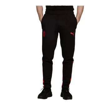 Puma ACM CAS - PantalÃ³n de chÃ¡ndal hombre black/for all time red