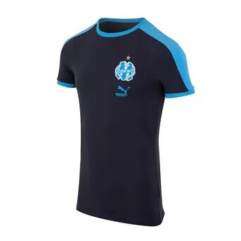 Puma OM HERITAGE T7 - Camiseta hombre parisian night/bleu azur/french night/bleu azur