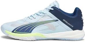 Puma ACCELERATE NITRO SQD - Zapatillas de balonmano hombre silver sky/persian blue/puma white