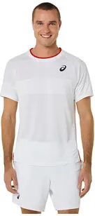 Asics MATCH SS - Camiseta hombre brilliant white