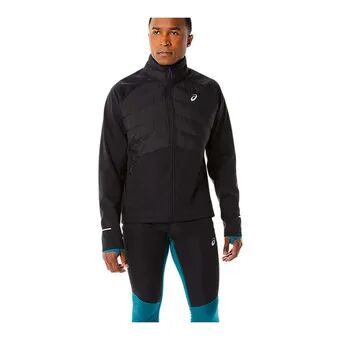 Asics WINTER RUN - Chaqueta hombre performance black heather/perform. black