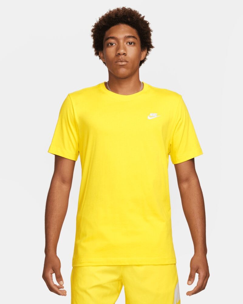 Camiseta Nike Sportswear Club Amarillo Claro Hombre - AR4997-718