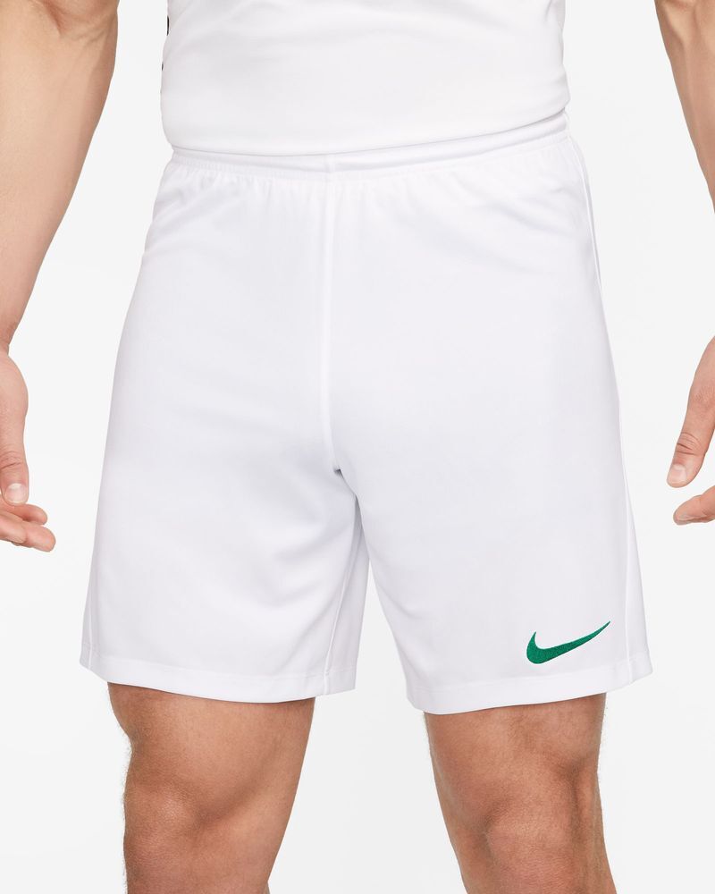 Pantalón corto Nike Park III Blanco y Verde para Hombre - BV6855-102