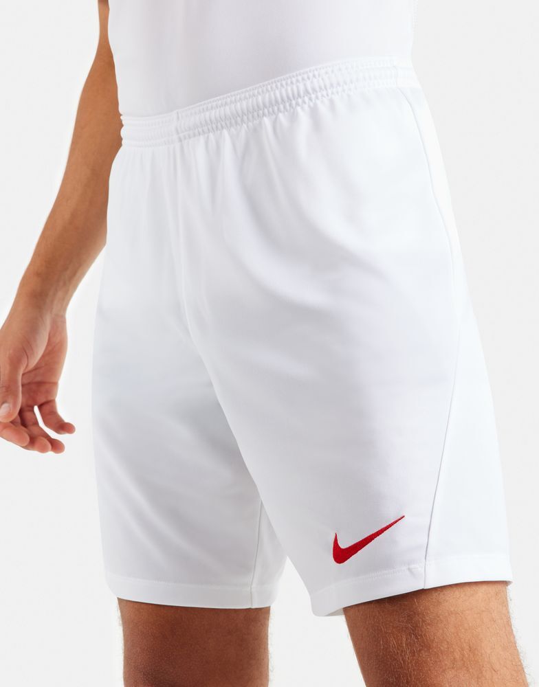 Pantalón corto Nike Park III Blanco y Rojo para Hombre - BV6855-103