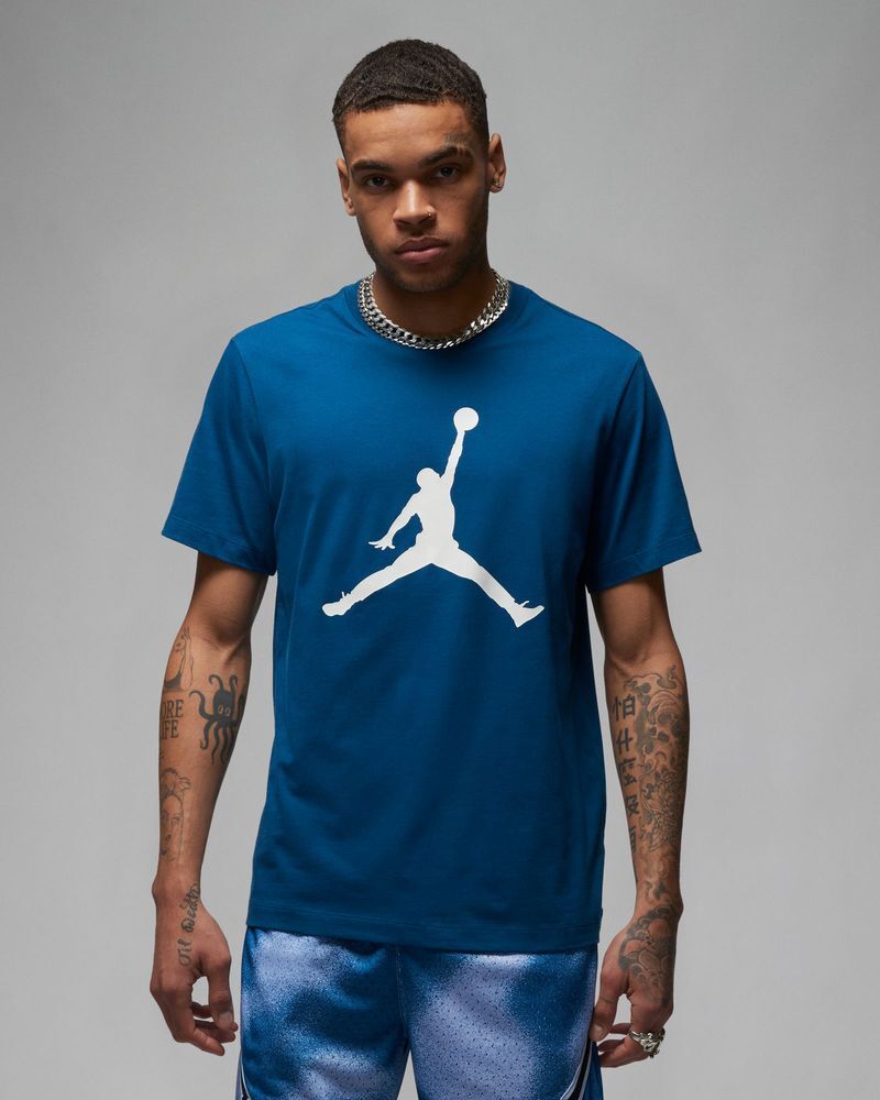 Camiseta Nike Jordan Azul y Blanco Hombre - CJ0921-427