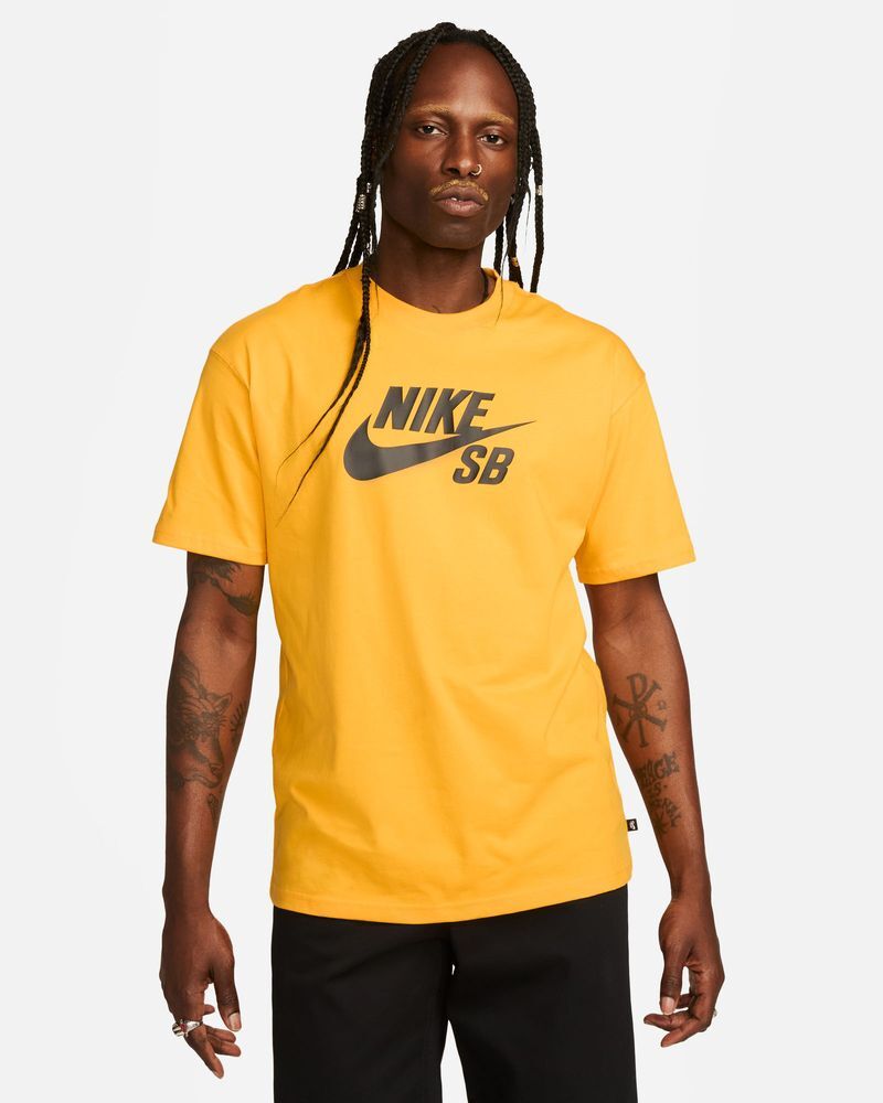 Camiseta Nike Air Max SC Amarillo y Negro Hombre - CV7539-739