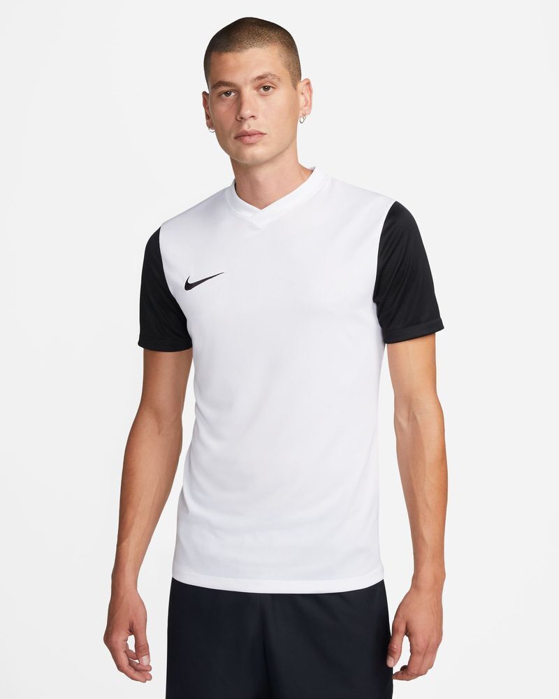 Camiseta Nike Tiempo Premier II Blanco y Negro para Hombre - DH8035-100