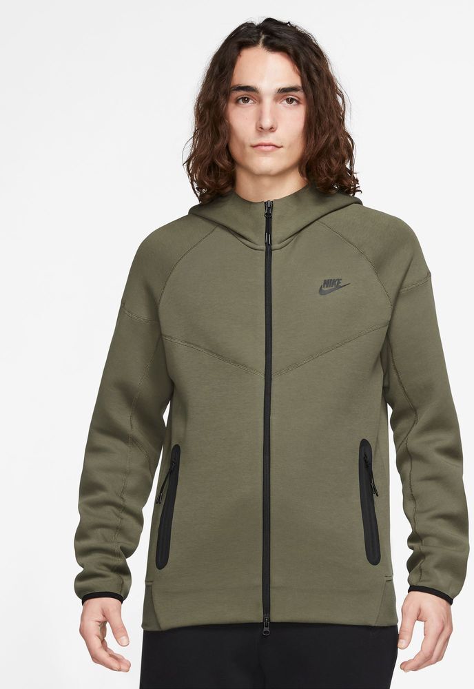 Sudadera con zip y capucha Nike Sportswear Tech Fleece Caqui Verde Hombre - FB7921-222