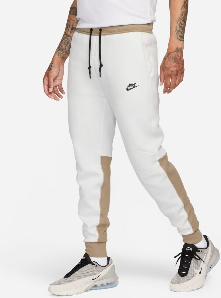 Pantalón de chándal Nike Sportswear Tech Fleece Beige y Blanco Hombre - FB8002-121