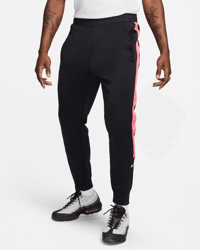 Bas de jogging Nike Sportswear SW Air PK pour Homme Couleur : Black/Pink Foam Taille : L
