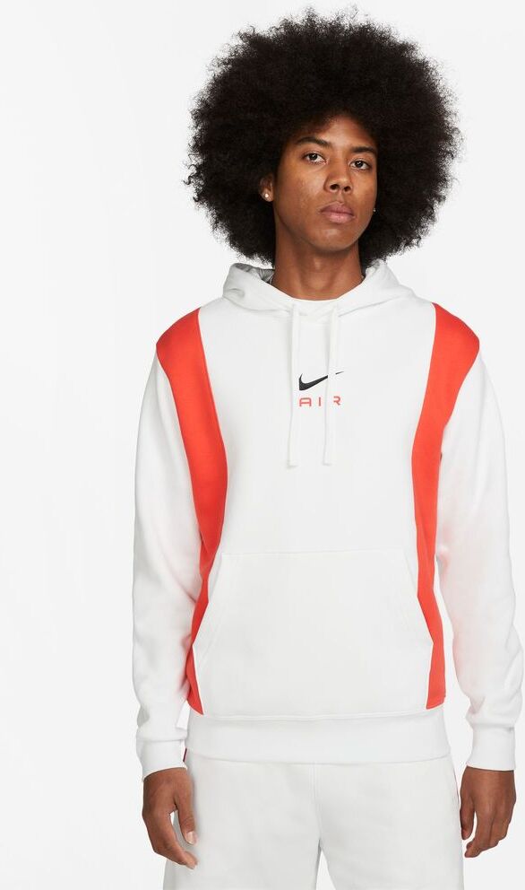 Sudadera con capucha Nike Sportswear Blanco y Rojo Hombre - FN7691-121