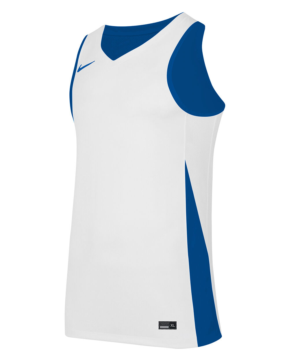 Camiseta de baloncesto reversible Nike Team Azul Real y Blanco Niño - NT0204-463