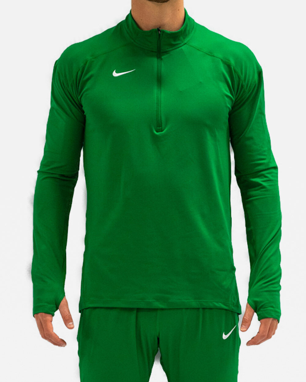 Partes de arriba con 1/2 Zip Nike Dry Element Verde para Hombre - NT0315-302