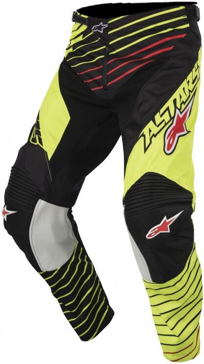 Pantalón Alpinestars Racer Braap Amarillo Fluor Negro  3721417-551