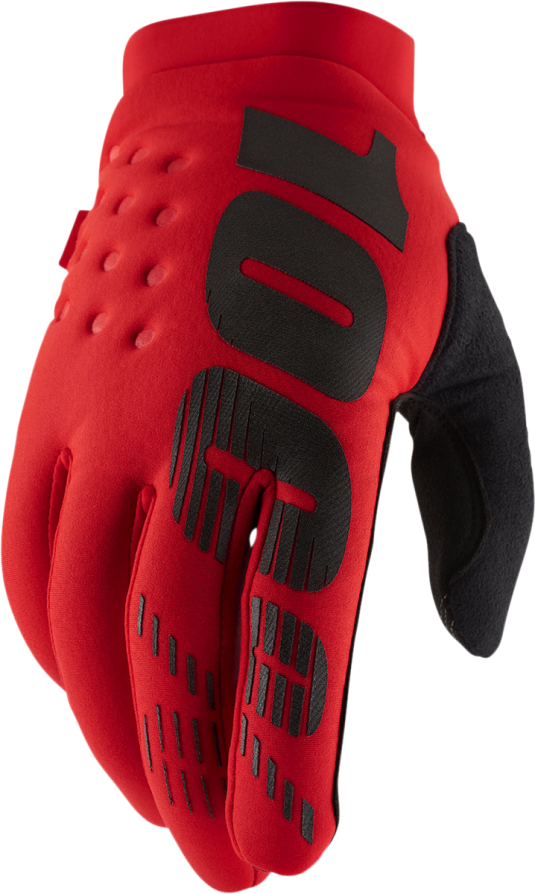 Guantes 100% Brisker Rojo  33307111