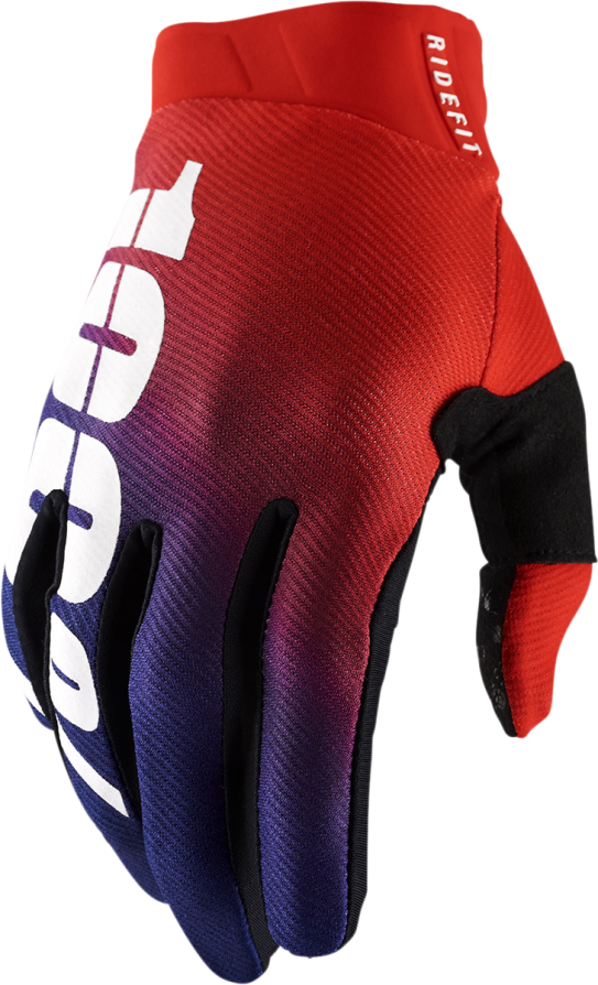 Guantes 100% Ridefit Korp Rojo Azul  33307087