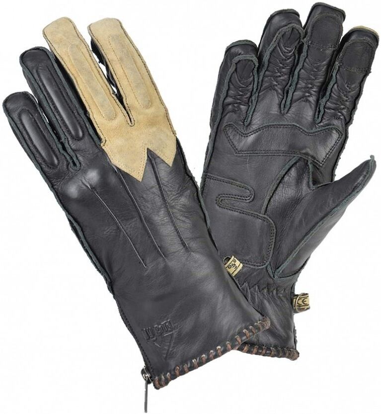 BY CITY Guantes Invierno ByCity Winter Piel Beige Negro  1000074XS