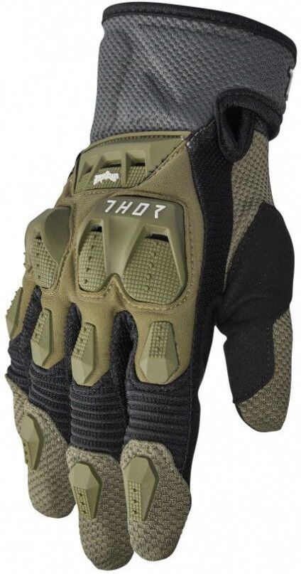 Guantes Thor Terrain Verde Militar Charcoal  3330728