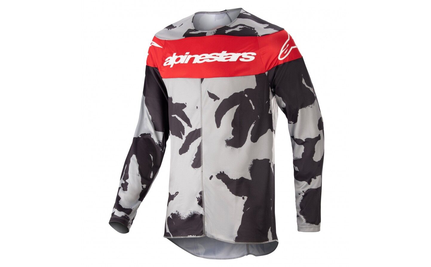 Camiseta Alpinestars Rcaer Tactical Cast Gris Camo Mars Rojo  3761223-9228