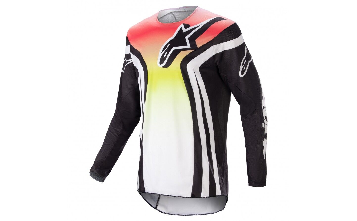 Camiseta Alpinestars Racer Semi Negro Multicolor  3761523-1152