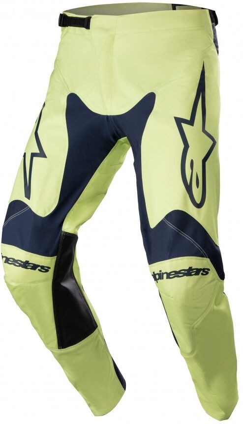 Pantalón Alpinestars Racer Hoen Night Navy Fluorrite Verde  3721323-7166