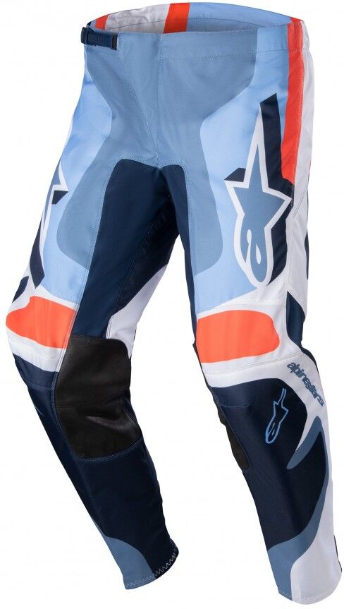 Pantalón Alpinestars Fluid Agent Night Navy Hot Naranja  3722223-7141