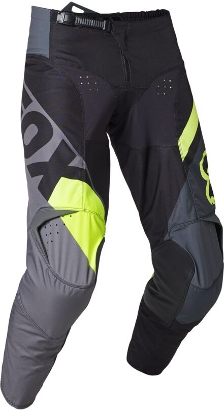 Pantalón Fox 180 Xpozr Negro Amarillo Fluor  30261-052