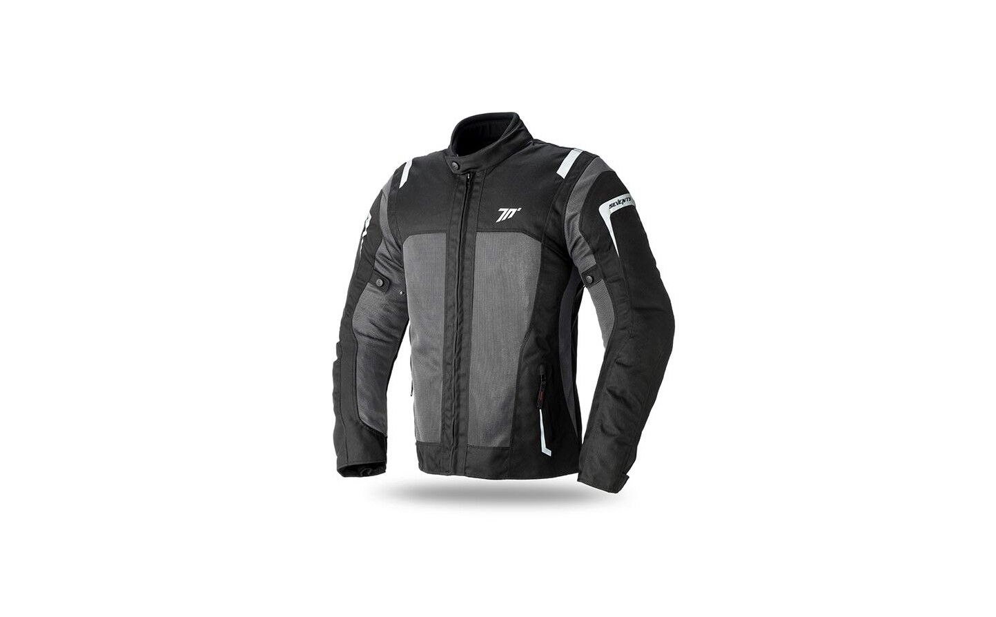 Chaqueta Seventy Mujer Sd-Jt46 Verano Touring Negro Gris  SD23046023