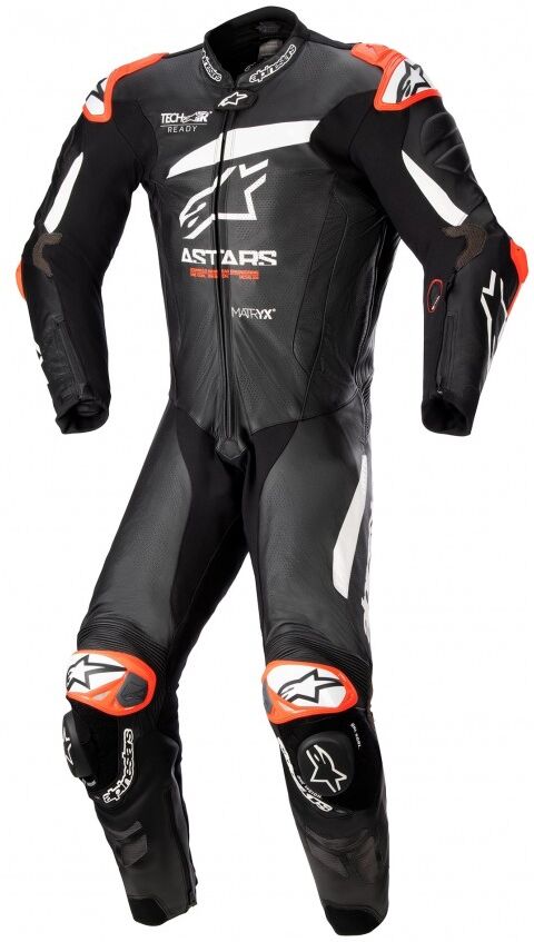 Mono Alpinestars Gp Plus V4 1Pc Leather Negro Blanco  3150523-12