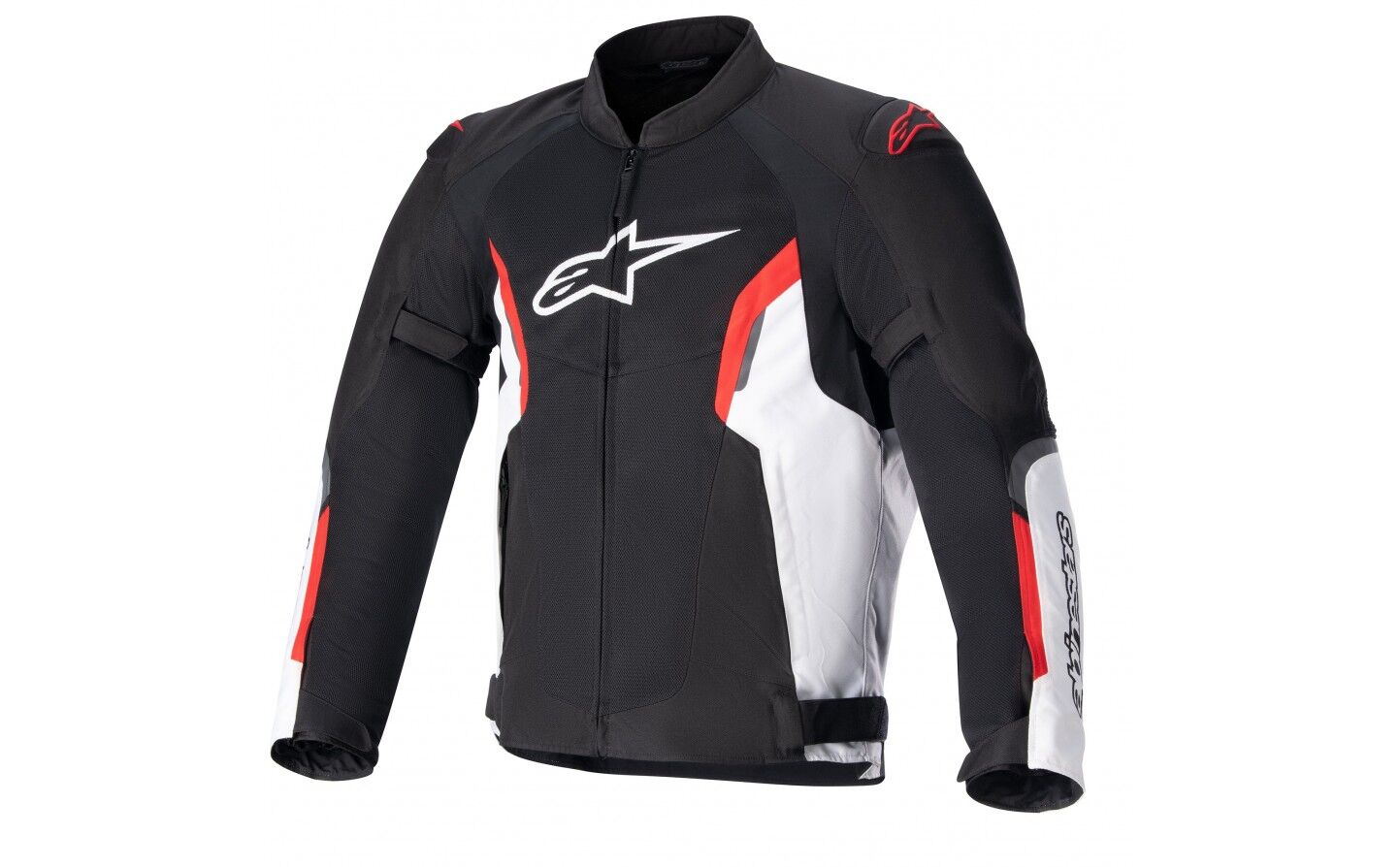 Chaqueta Alpinestars Ast V2 Air Negro Blanco Brillo Rojo  3306121-1304