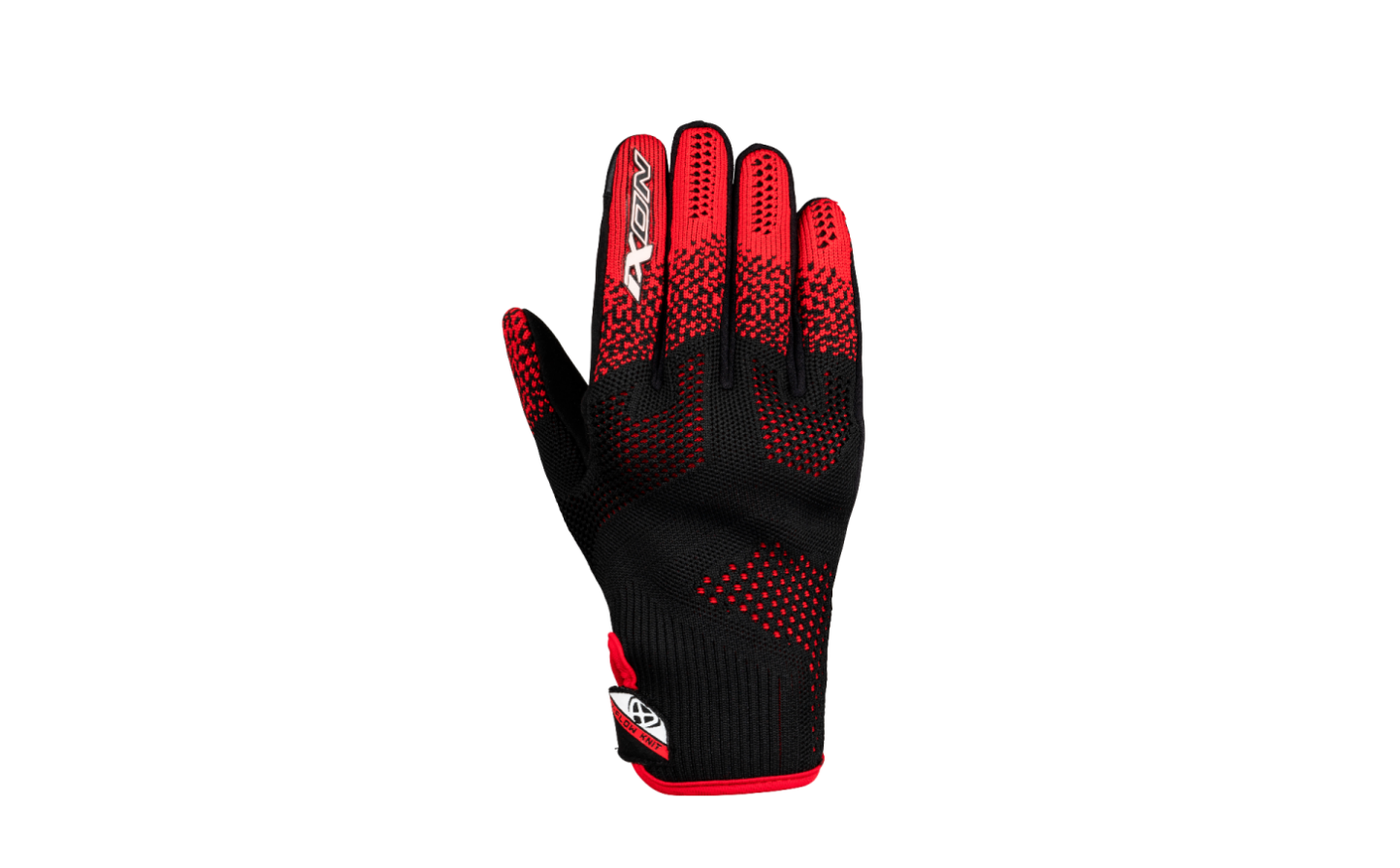 Guantes Ixon Ixflow Knit Negro Rojo  300101031-1058