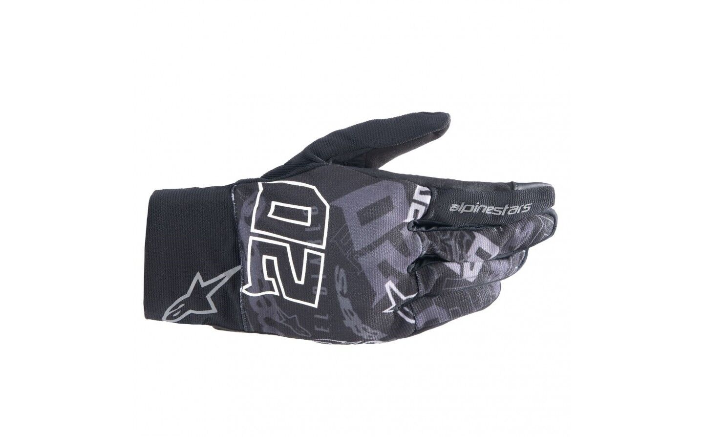 Guantes Alpinestars FQ20 Reef Negro Gris  3568523-1169