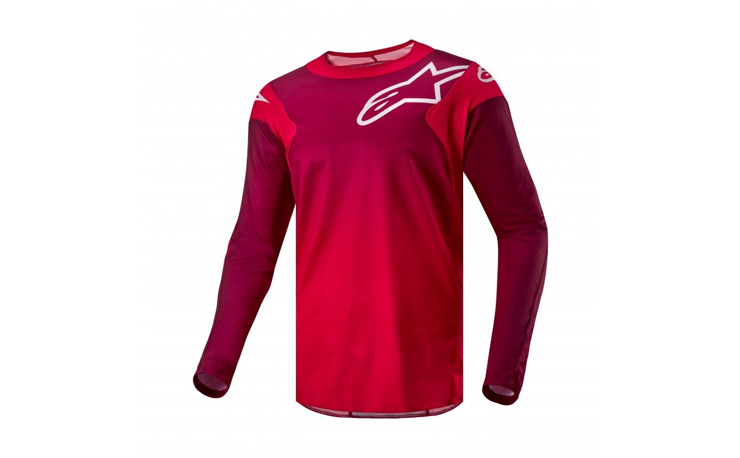 Camiseta Alpinestars Racer Hoen Mars Rojo Burgundy  3761324-368