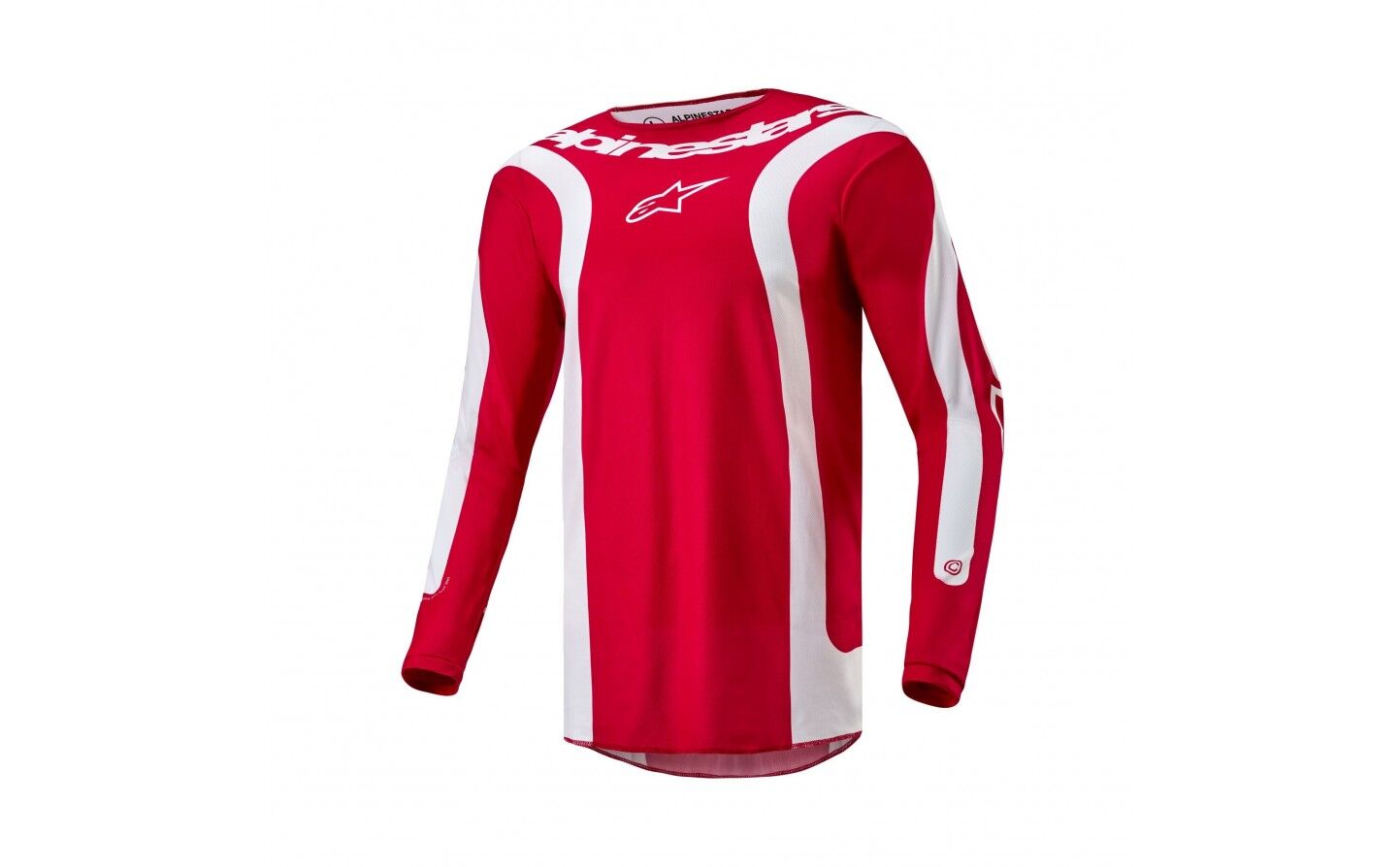 Camiseta Alpinestars Fluid Lurv Mars Rojo Blanco  3762024-3120