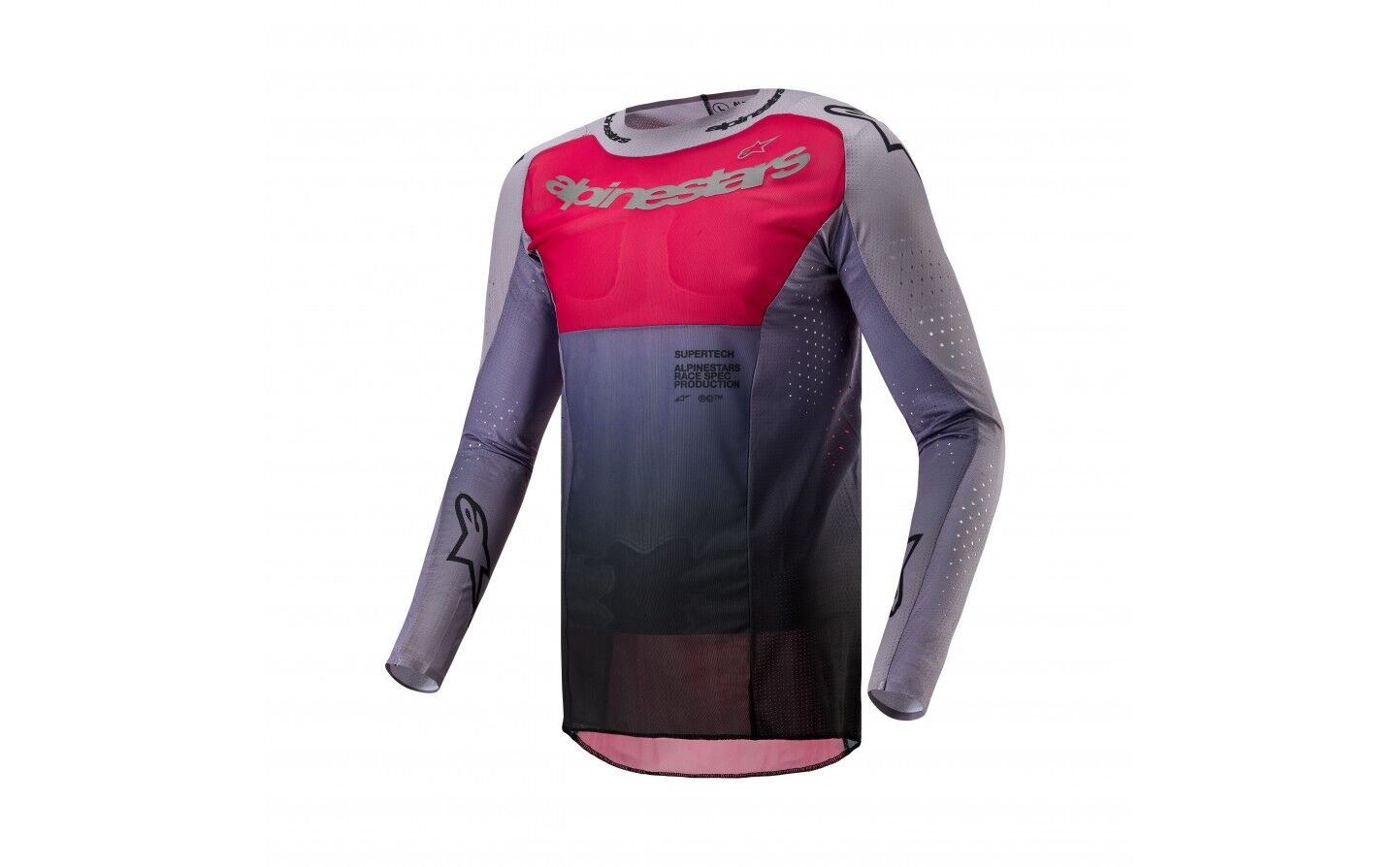 Camiseta Alpinestars Supertech Dade Iron Rojo Berry  3763324-1396