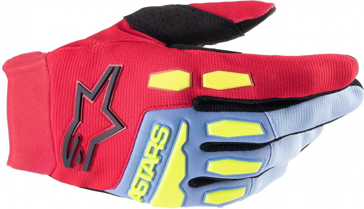 Guantes Alpinestars Full Bore Azul Rojo Negro  3563622-7067