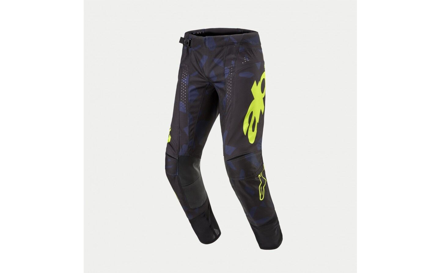 Pantalón Alpinestars Techstar Rantera Negro Azul Marino Amarillo Fluor  3726724-