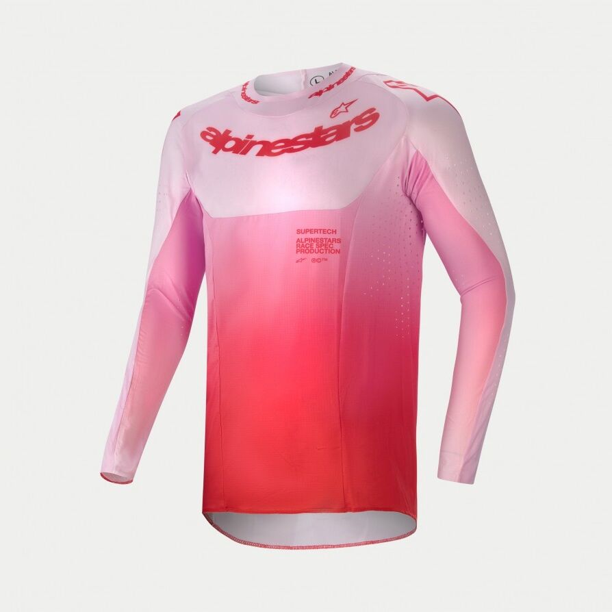 Camiseta Alpinestars Supertech Dade Rojo Lila  3763324-396